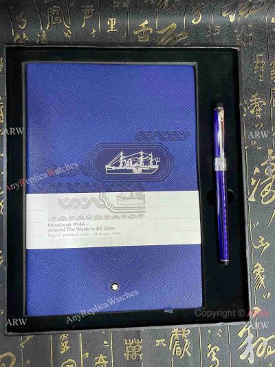 Best Replica Meisterstuck Around the World in 80 days Notebook and Pen Set